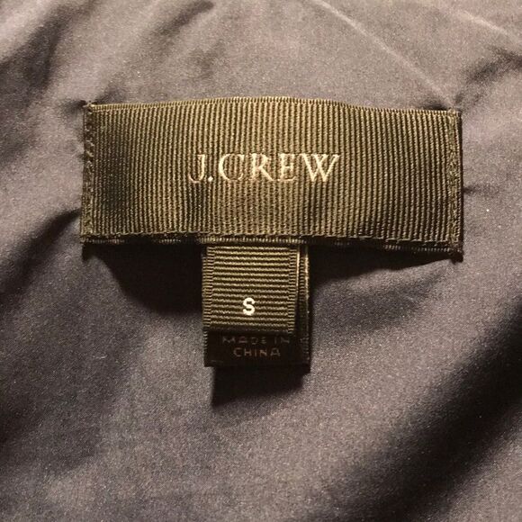 J Crew Navy & White Pinstripe Excursion Vest - Picture 3 of 5